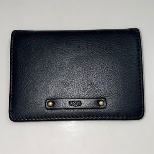 UGG leather card holder